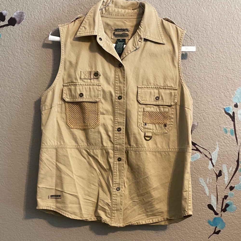 lauren Ralph Lauren Vintage Safari Utility vest  "1967 line"  M
